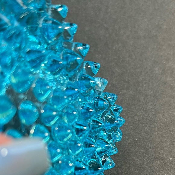 SET OF 2 ICE BLUE HOBNAIL VOTIVE TEA LIGHT CANDLE HOLDERS ? FENTON - Picture 9 of 14